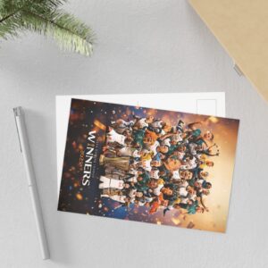 Tottenham Europa League 2025 Champions Fine Art Postcards