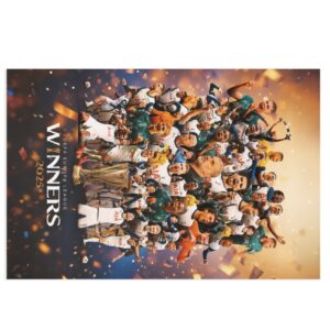 Tottenham Europa League 2025 Champions Fine Art Postcards