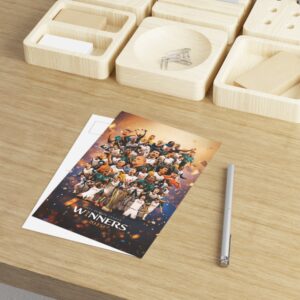 Tottenham Europa League 2025 Champions Fine Art Postcards