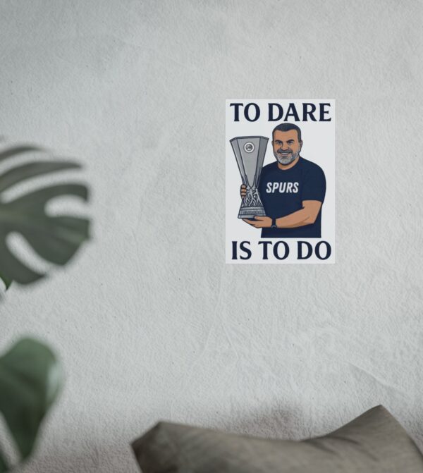 Tottenham Europa League Champions Poster