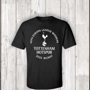 Tottenham Hotspur 2025 UEFA Europa League Winners, Bilbao Final Champions Sport Football Lover T-Shirt