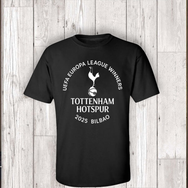 Tottenham Hotspur 2025 UEFA Europa League Winners, Bilbao Final Champions Sport Football Lover T-Shirt