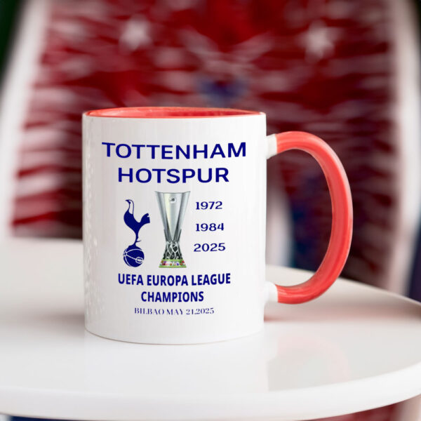Tottenham Hotspur 2025 UEFA Europa League Winners Mugs