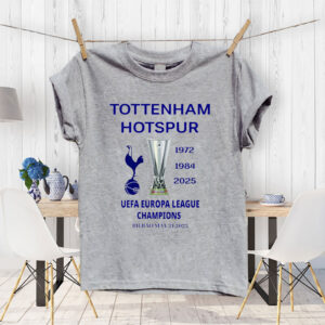 Tottenham Hotspur 2025 UEFA Europa League Winners T-Shirts