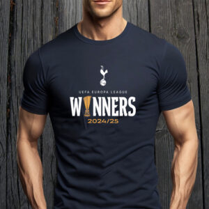 Tottenham Hotspur Europa League 2025 Champions Bilbao Final Winners T-Shirt