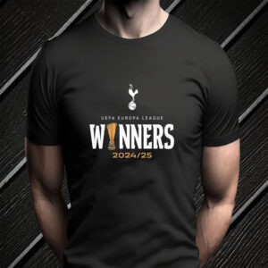 Tottenham Hotspur Europa League 2025 Champions Bilbao Final Winners T-Shirt