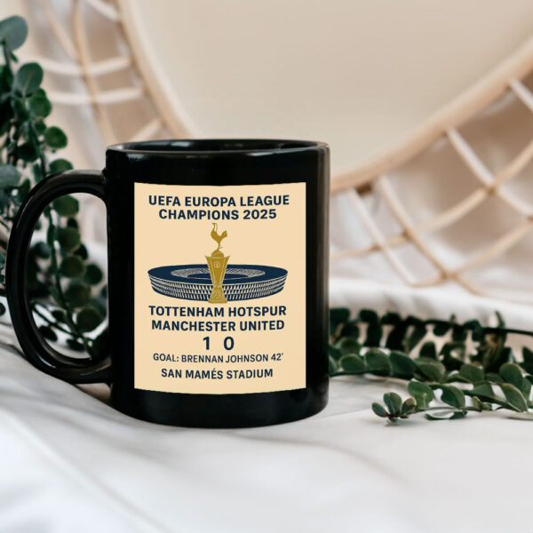 Tottenham Hotspur Europa League 2025 Mug