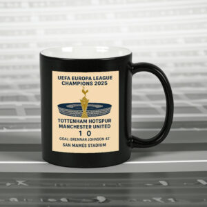 Tottenham Hotspur Europa League 2025 Mug