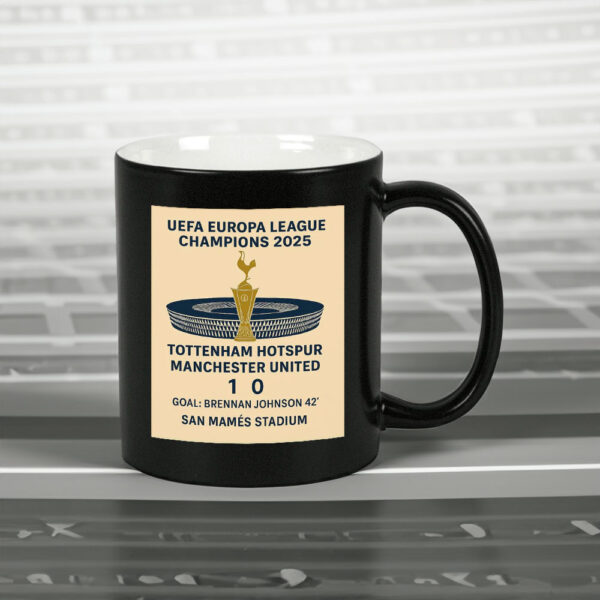 Tottenham Hotspur Europa League 2025 Mug
