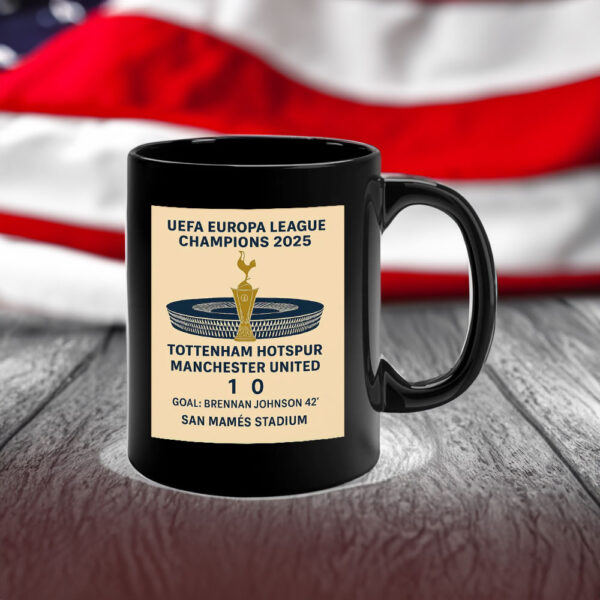 Tottenham Hotspur Europa League 2025 Mug