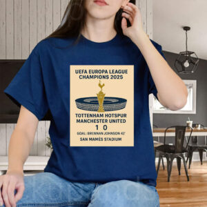 Tottenham Hotspur Europa League 2025 T-Shirt