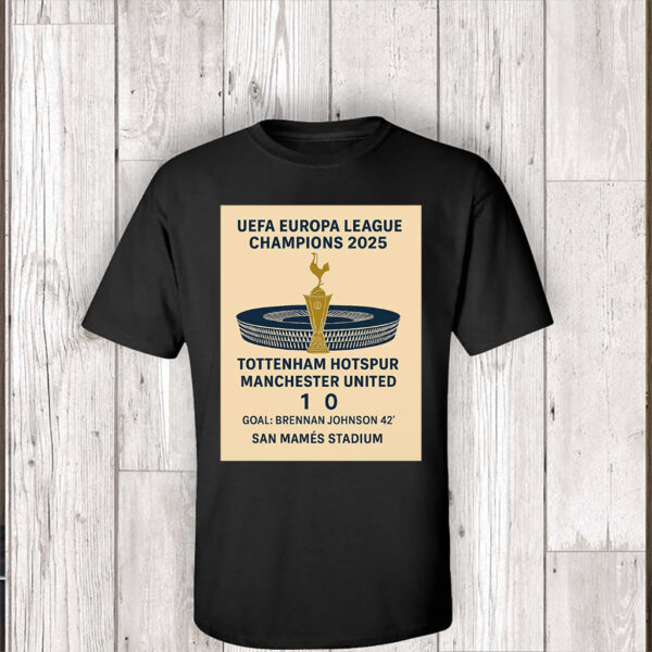 Tottenham Hotspur Europa League 2025 T-Shirt