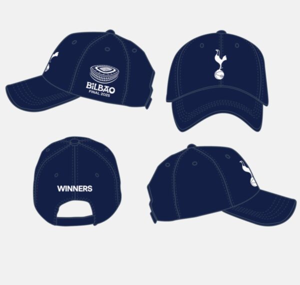 Tottenham Hotspur Europa League 2025 Winners Cap embroidery