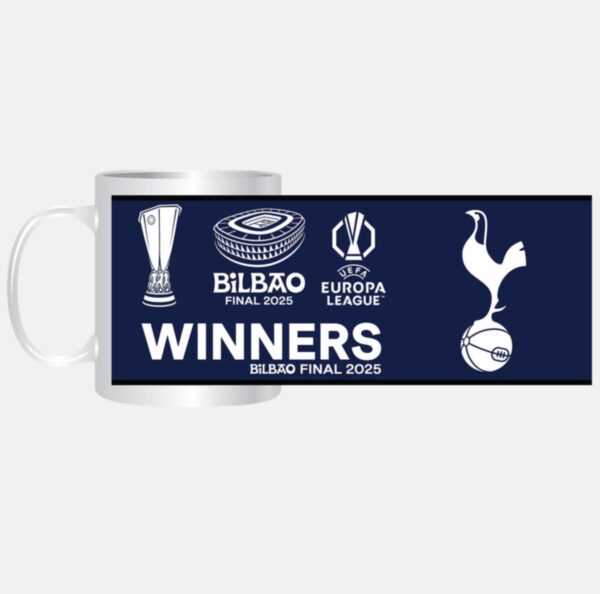 Tottenham Hotspur Europa League 2025 Winners Mug