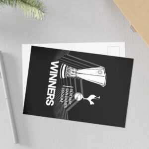 Tottenham Hotspur Europa League 2025 Winners Postcards