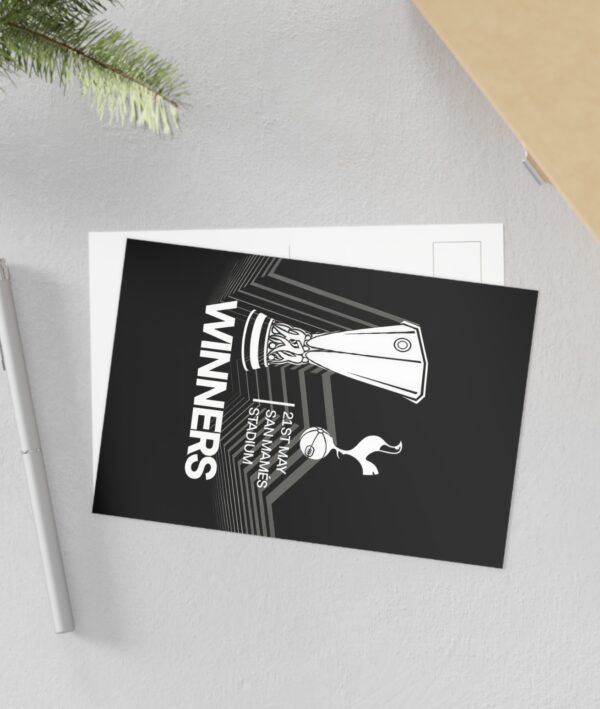 Tottenham Hotspur Europa League 2025 Winners Postcards