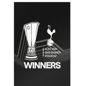 Tottenham Hotspur Europa League 2025 Winners Postcards
