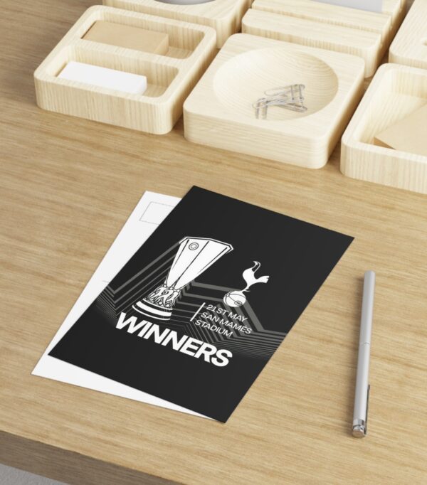 Tottenham Hotspur Europa League 2025 Winners Postcards