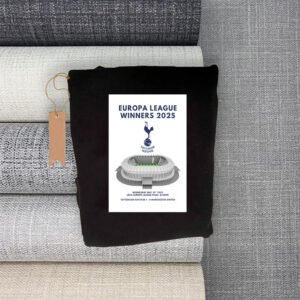Tottenham Hotspur Europa League 2025 Winners, Stadium & Spurs Logo 2025 T-Shirt
