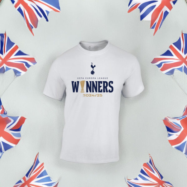 Tottenham Hotspur Europa League 2025 Winners T-Shirt