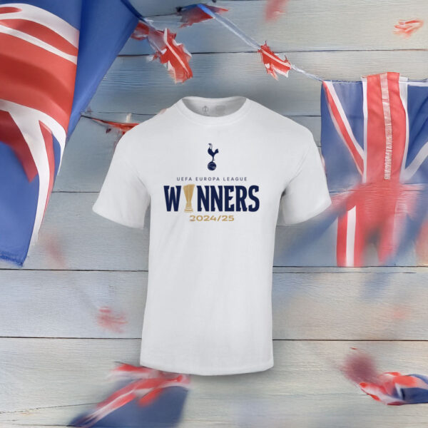 Tottenham Hotspur Europa League 2025 Winners T-Shirt