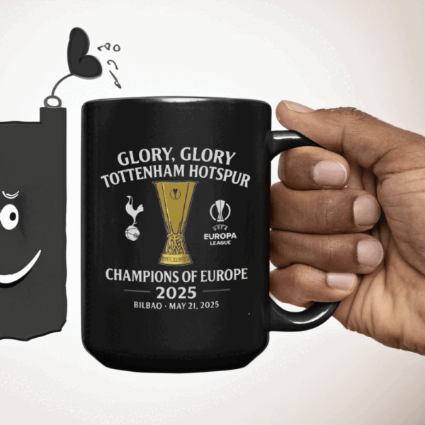 Tottenham Hotspur Europa League Champions 2025 - Football Lover Mug