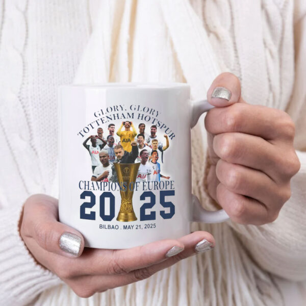 Tottenham Hotspur, Europa League Champions 2025 Mug