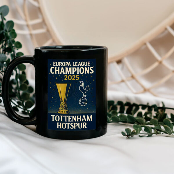 Tottenham Hotspur Europa League Champions 2025 Mugs