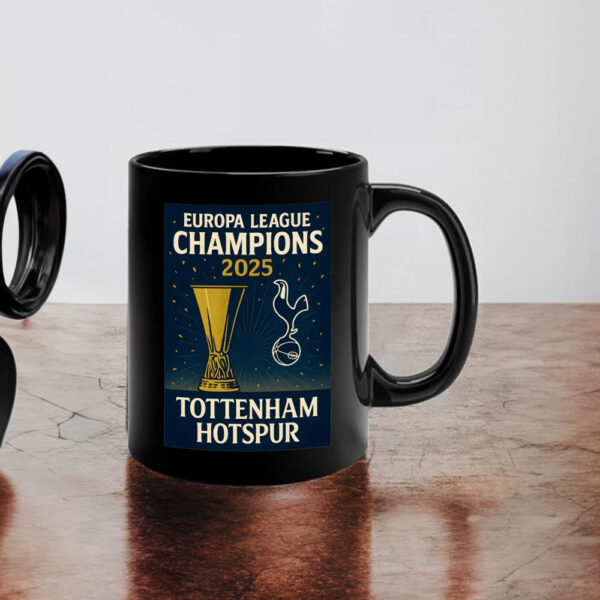 Tottenham Hotspur Europa League Champions 2025 Mugs
