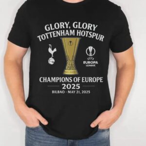 Tottenham Hotspur Europa League Champions 2025 Shirt, North London Glory T Shirts
