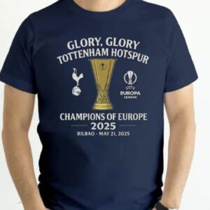 Tottenham Hotspur Europa League Champions 2025 Shirt, North London Glory T Shirts