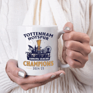 Tottenham Hotspur Europa League Champions 2025, South london Glory Mug