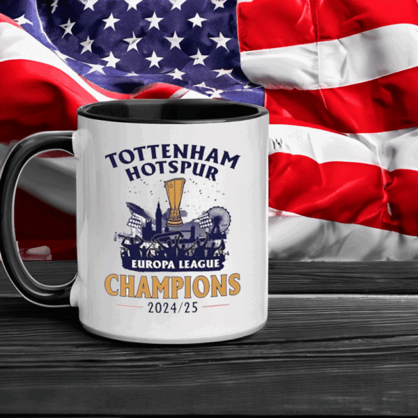 Tottenham Hotspur Europa League Champions 2025, South london Glory Mug