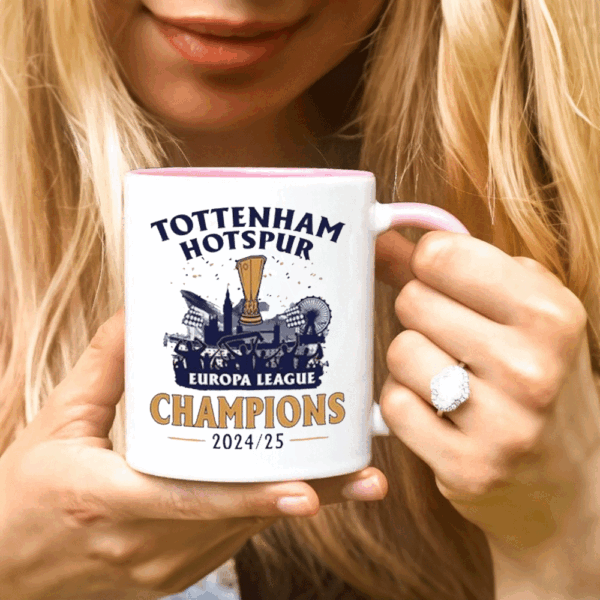 Tottenham Hotspur Europa League Champions 2025, South london Glory Mug