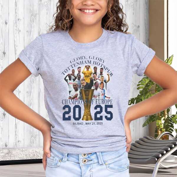 Tottenham Hotspur, Europa League Champions 2025 T-Shirt