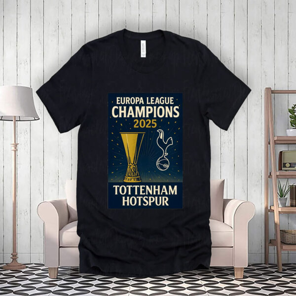 Tottenham Hotspur Europa League Champions 2025 TShirt