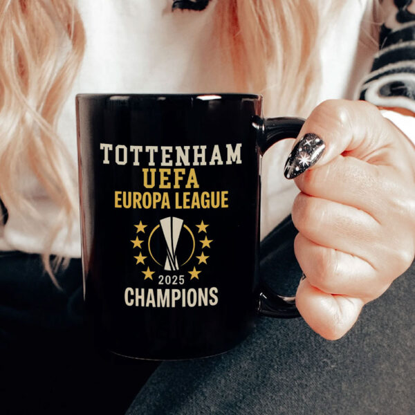 Tottenham Hotspur Europa League Champions 2025, Tottenham UEFA League 2025 Mug