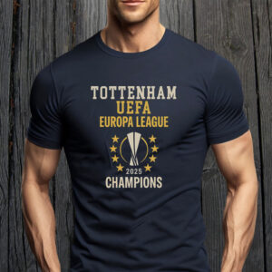 Tottenham Hotspur Europa League Champions 2025, Tottenham UEFA League 2025 T-Shirt