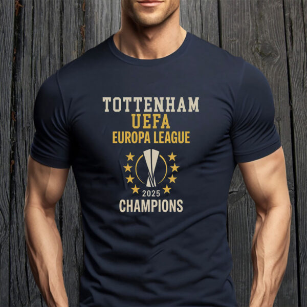 Tottenham Hotspur Europa League Champions 2025, Tottenham UEFA League 2025 T-Shirt