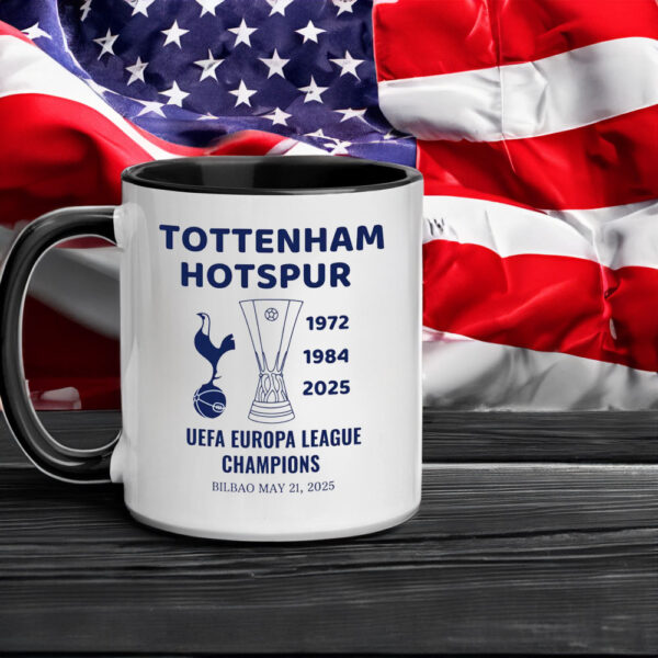 Tottenham Hotspur Europa League Champions 2025 - Tottenham Uefa League 2025, London Football Mug