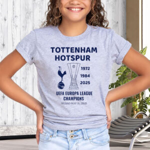 Tottenham Hotspur Europa League Champions 2025 - Tottenham Uefa League 2025, London Football T-Shirt