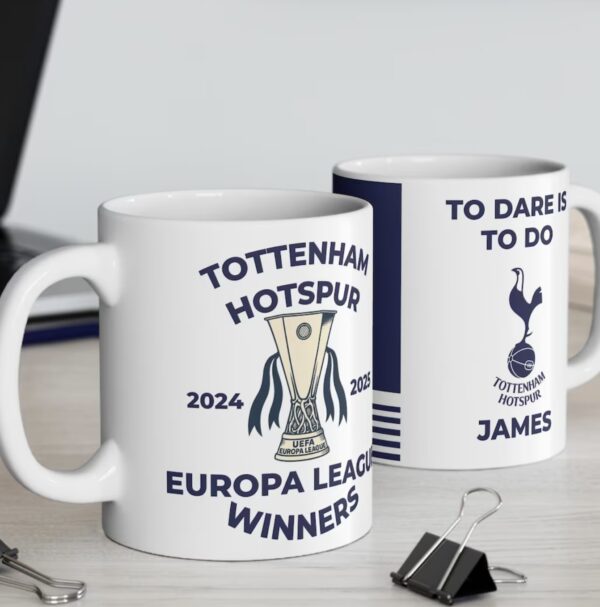 Tottenham Hotspur Europa League Winners 2025 Mug