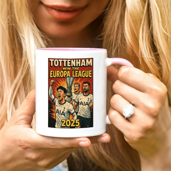 Tottenham Hotspur Europa League Winners Football Mug