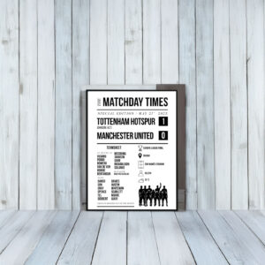 Tottenham Hotspur Europa League Winners Print Poster