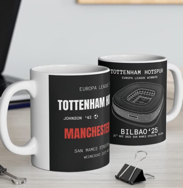 Tottenham Hotspur Europa League final Winners 2025 Mug