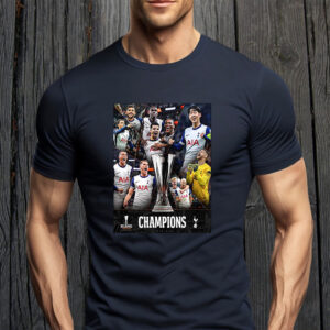 Tottenham Hotspur Is The UEFA Europa League Champions 2025 Their First Major Trophy In 17 Years T-Shirt
