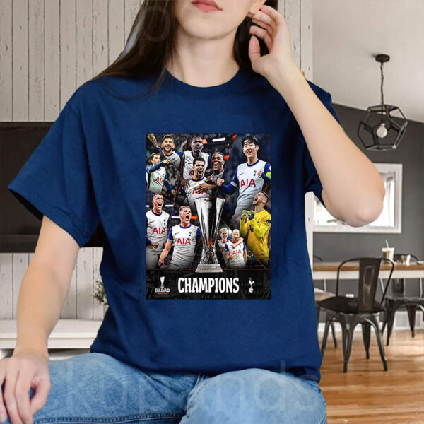 Tottenham Hotspur Is The UEFA Europa League Champions 2025 Their First Major Trophy In 17 Years T-Shirt