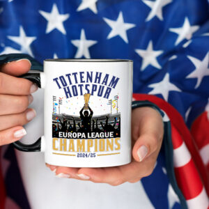 Tottenham Hotspur Spurs - Europa League Champions Winners 2025 Mug