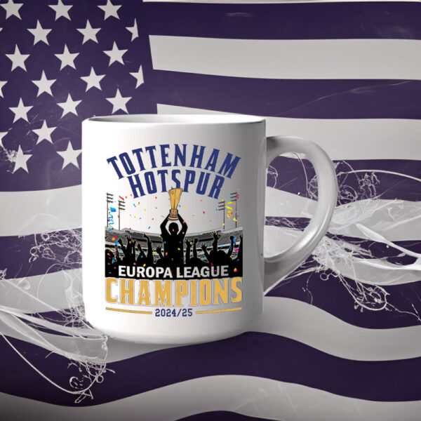 Tottenham Hotspur Spurs - Europa League Champions Winners 2025 Mug