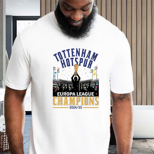 Tottenham Hotspur Spurs - Europa League Champions Winners 2025 T-Shirt